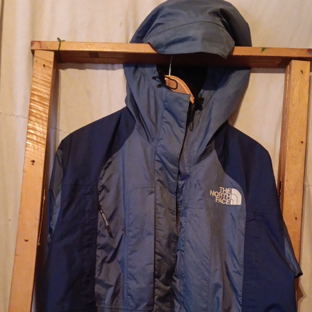 The North Face Two-Tone Blue Hooded Jacket